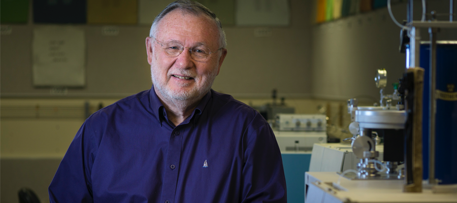 Ehleringer with lab equipment